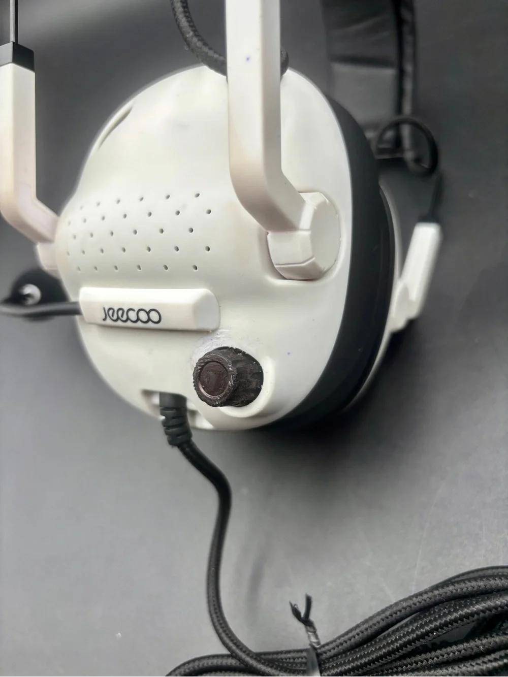 Jeecoo J50 Wired Gaming Headset with Mic - White - Great Condition - Fast Ship